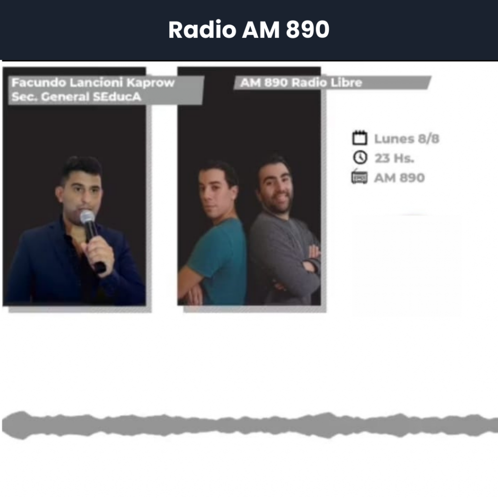 Facundo Lancioni Kaprow_Radio AM 890